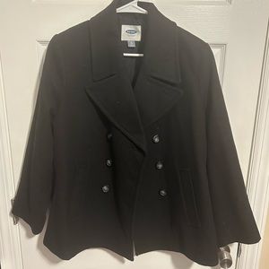 Old Navy Black Pea Coat